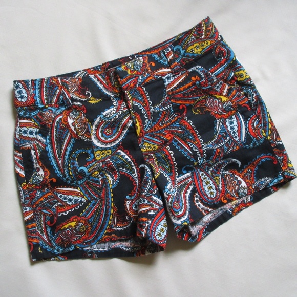 Banana Republic Pants - Banana Republic Paisley Shorts Size 2